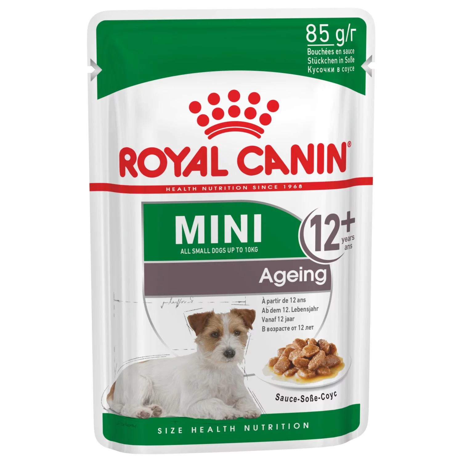 Royal Canin Mini Ageing 12+ Natvoer - Hondenvoer - 12x85 G 1 Royal Canin Mini Ageing 12+ Natvoer - Hondenvoer - 12x85 G