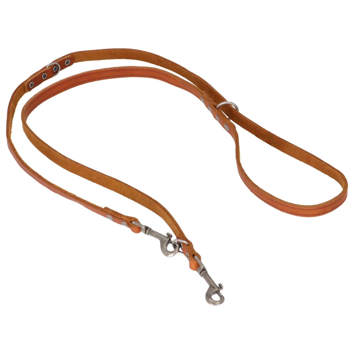 Adori Dresseerlijn Vetleder Met Print - Hondenriem - 200x1.4 Cm Cognac M 1 Adori Dresseerlijn Vetleder Met Print - Hondenriem - 200x1.4 Cm Cognac M