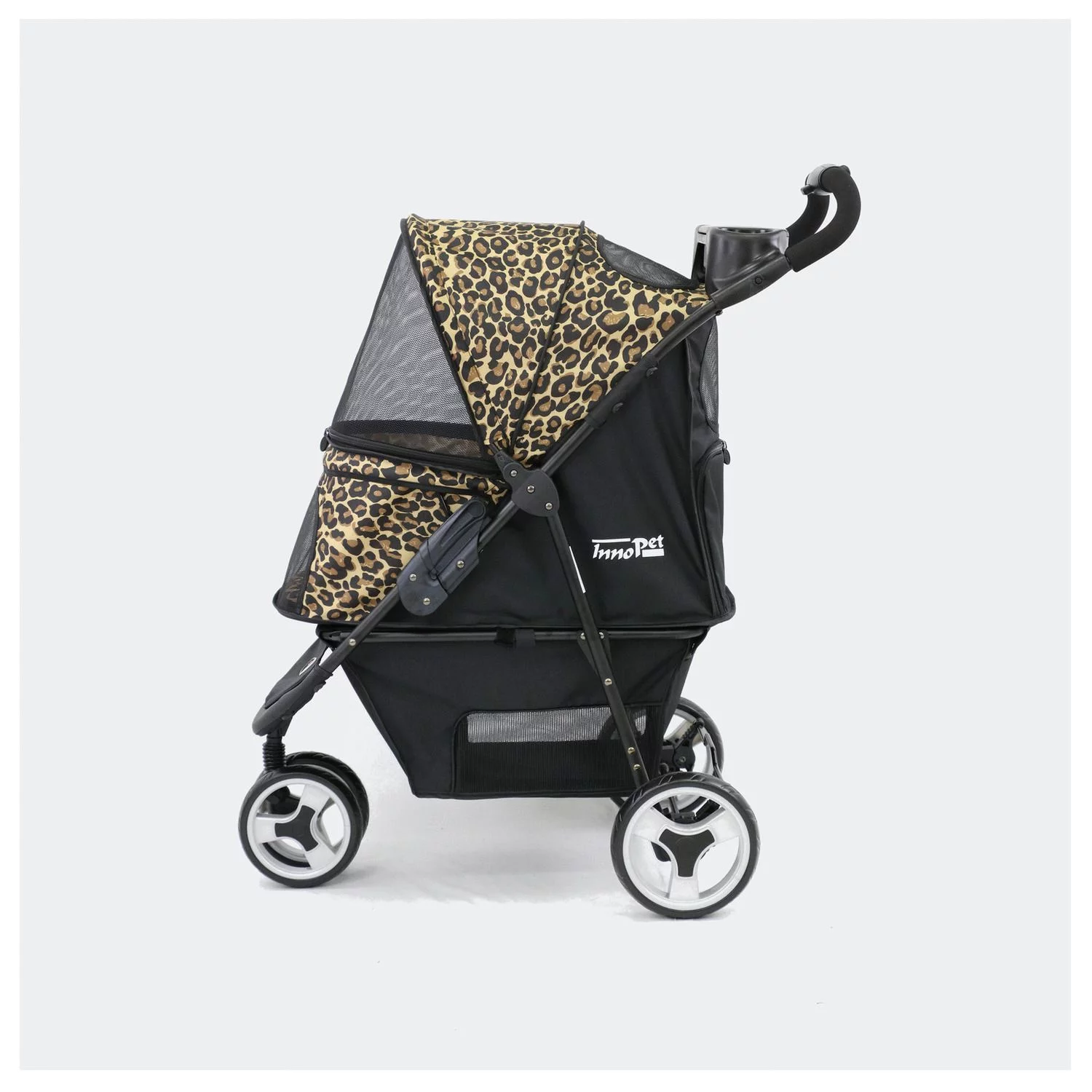 Innopet Honden Buggy Cheetah - Hondentrolley - 94x51x102 Cm 7.1 Kg Zwart Geel Bruin 1 Innopet Honden Buggy Cheetah - Hondentrolley - 94x51x102 Cm 7.1 Kg Zwart Geel Bruin