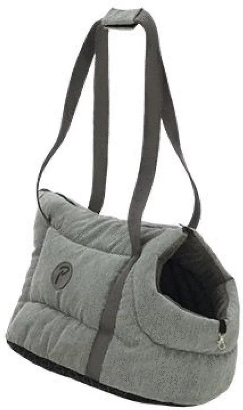Petlando Draagtas Schiefer - Hondendraagtas - 42x27x30 Cm Grijs 1 Petlando Draagtas Schiefer - Hondendraagtas - 42x27x30 Cm Grijs