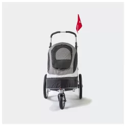 Innopet Sport Dog Trailer De Luxe - Hondenfietskar - 71x44x63 Cm Grijs Zwart