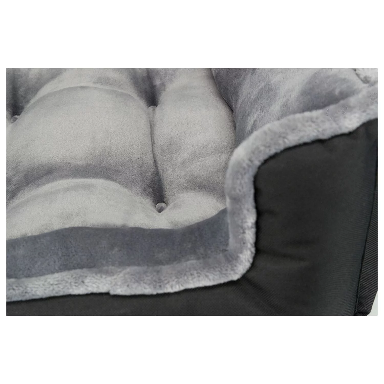 Trixie Auto Hondenstoel - Hondenautoaccessoire - 50x40x50 Cm Zwart Grijs 6 Trixie Auto Hondenstoel - Hondenautoaccessoire - 50x40x50 Cm Zwart Grijs - Afbeelding 6