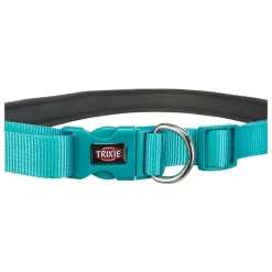 Trixie Buikriem Met Looplijn - Hondenhardlooplijn - 60-130x3.5 Cm Turquoise Grijs -Dierbenodigdheden-Honden 9704 30015089 4