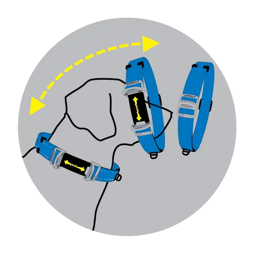 Rogz Utility Safety Halsband - Hondenhalsband - 27-39x1.6 Cm Geel M 3 Rogz Utility Safety Halsband - Hondenhalsband - 27-39x1.6 Cm Geel M - Afbeelding 3