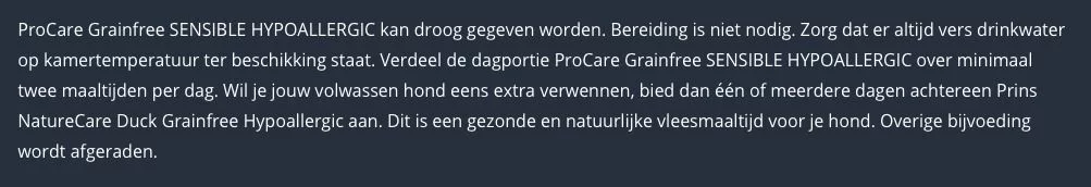 Prins Procare Sensible Hypoallergic - Hondenvoer 5 Prins Procare Sensible Hypoallergic - Hondenvoer - Afbeelding 5