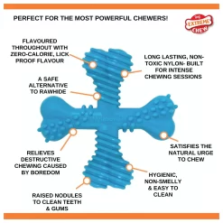 Nylabone Extreme Chew X Bone Rund - Hondenspeelgoed 7 Nylabone Extreme Chew X Bone Rund - Hondenspeelgoed -Dierbenodigdheden-Honden 9769 M 10046529 3