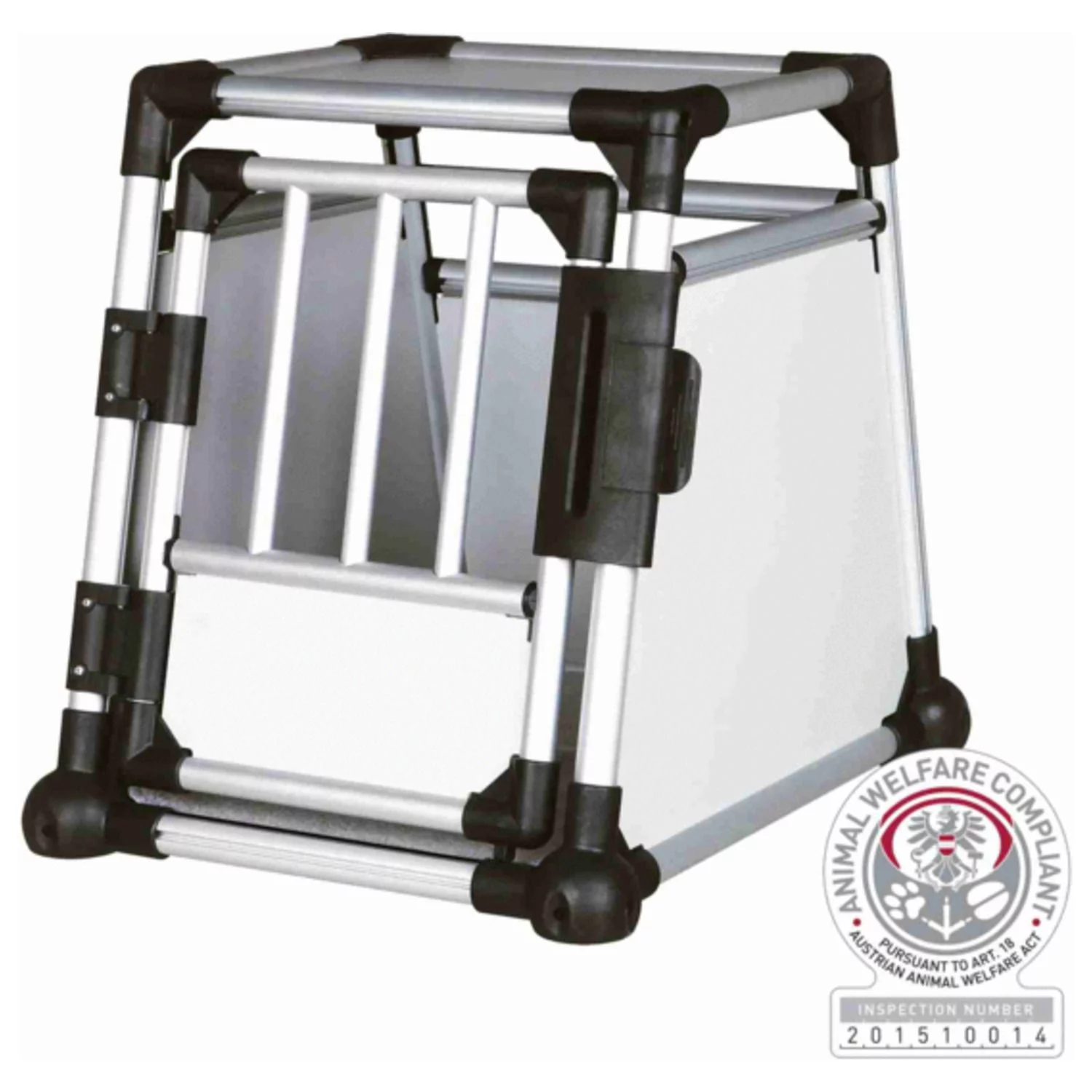 Trixie Vervoersbox Auto Lichtgrijs - Autohondenbench 2 Trixie Vervoersbox Auto Lichtgrijs - Autohondenbench - Afbeelding 2