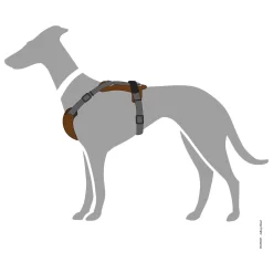 Hunter Hondentuig Aalborg Mixed Donkerbruin&Grijs - Hondenharnas -Dierbenodigdheden-Honden 9839 M 30016580 5