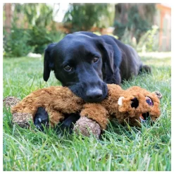 Kong Low Stuff Flopzie Fox - Hondenspeelgoed - Bruin Lichtroze Wit M -Dierbenodigdheden-Honden 9840 30013958 3