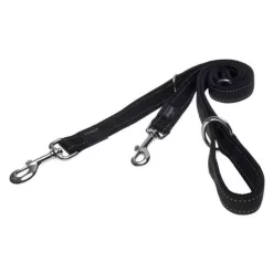 Rogz Utility Multilijn - Hondenriem - 180x1.6 Cm Zwart M