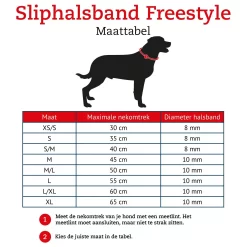Hunter Sliphalsband Freestyle Rond Rood - Hondenhalsband -Dierbenodigdheden-Honden 9916 M 30016603 12