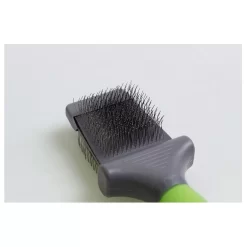 Moser Premium Slicker Borstel - Hondenvachtborstel - Groen Grijs